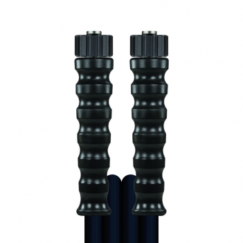 FLEXIBLE HAUTE PRESSION 20M adaptable KÄRCHER - DN10 - FIXATION M22F/M22F - 500 BARS - NOIR