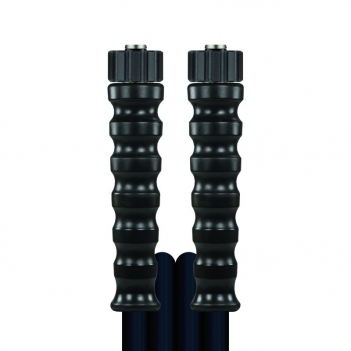 FLEXIBLE HAUTE PRESSION 10M adaptable KÄRCHER - DN10 - FIXATION M22F/M22F - 500 BARS - NOIR