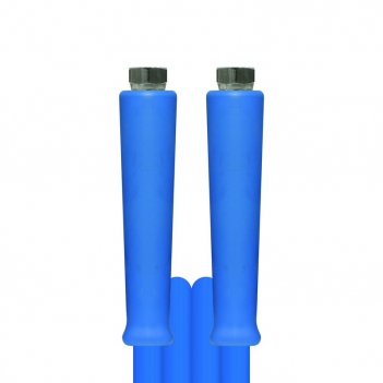 FLEXIBLE HAUTE PRESSION 20M - DN8 - FIXATION 3/8F/3/8F - BLEU - 1 TRESSE