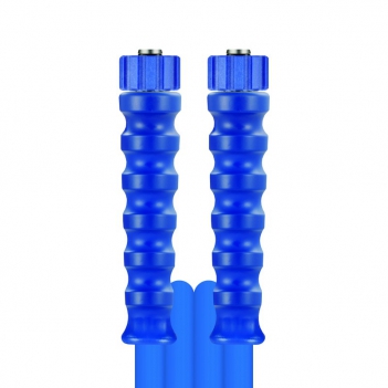 FLEXIBLE HAUTE PRESSION 15M adaptable KÄRCHER - DN8 - FIXATION M22F/M22F - BLEU - 2 TRESSES